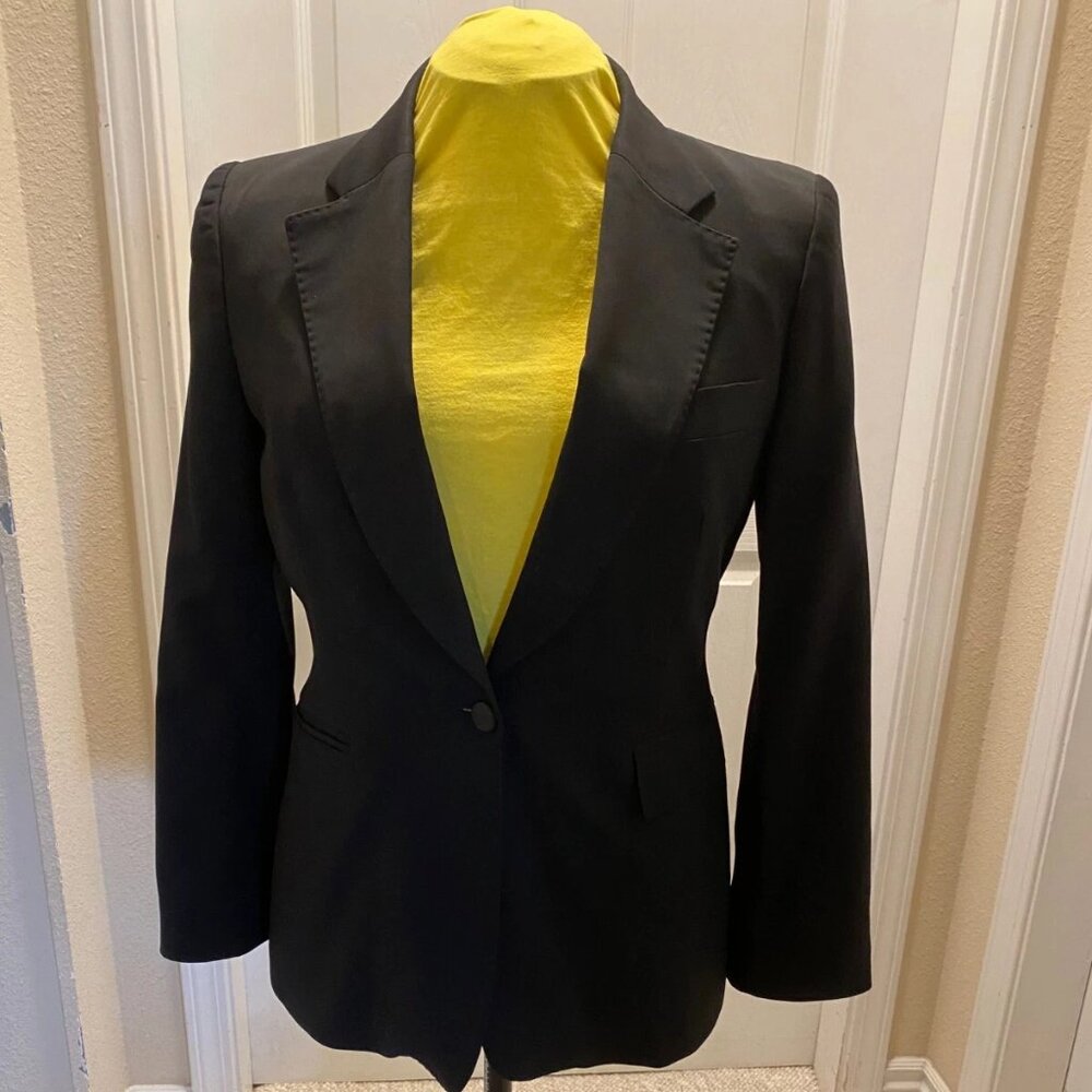 Women’s Classic Black Blazer Jacket – Tailored Fit, Office or Casual Wear